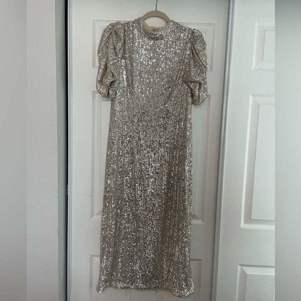 H&M sparkly maxi dress